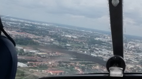 Vue aérienne plaine Albigeoise